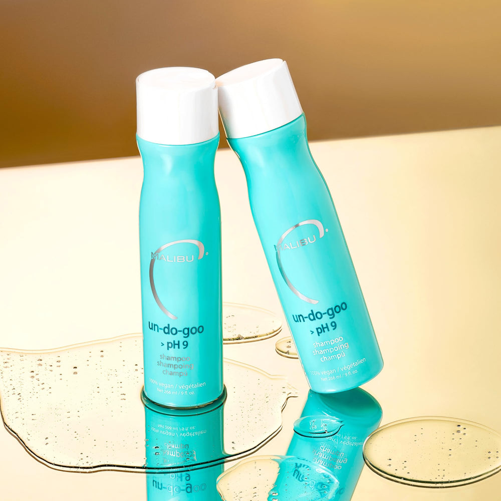 Malibu C Un-Do-Goo Champú con magnesio cuida cuero cabelludo y promueve salud capilar.