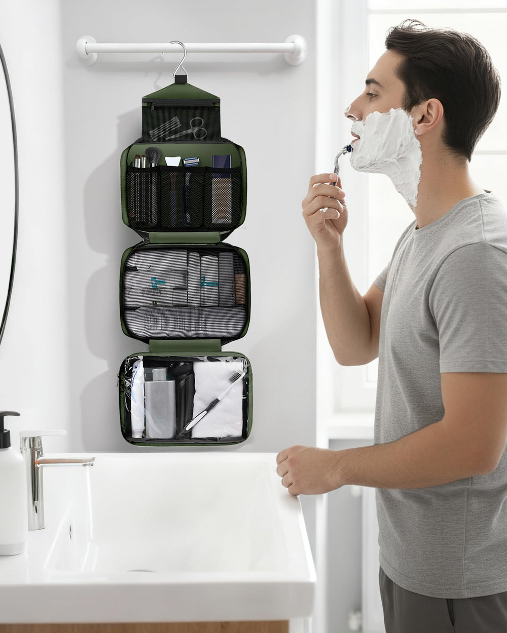 Organizador Maliton para botellas 8x360 ml, ideal para gym