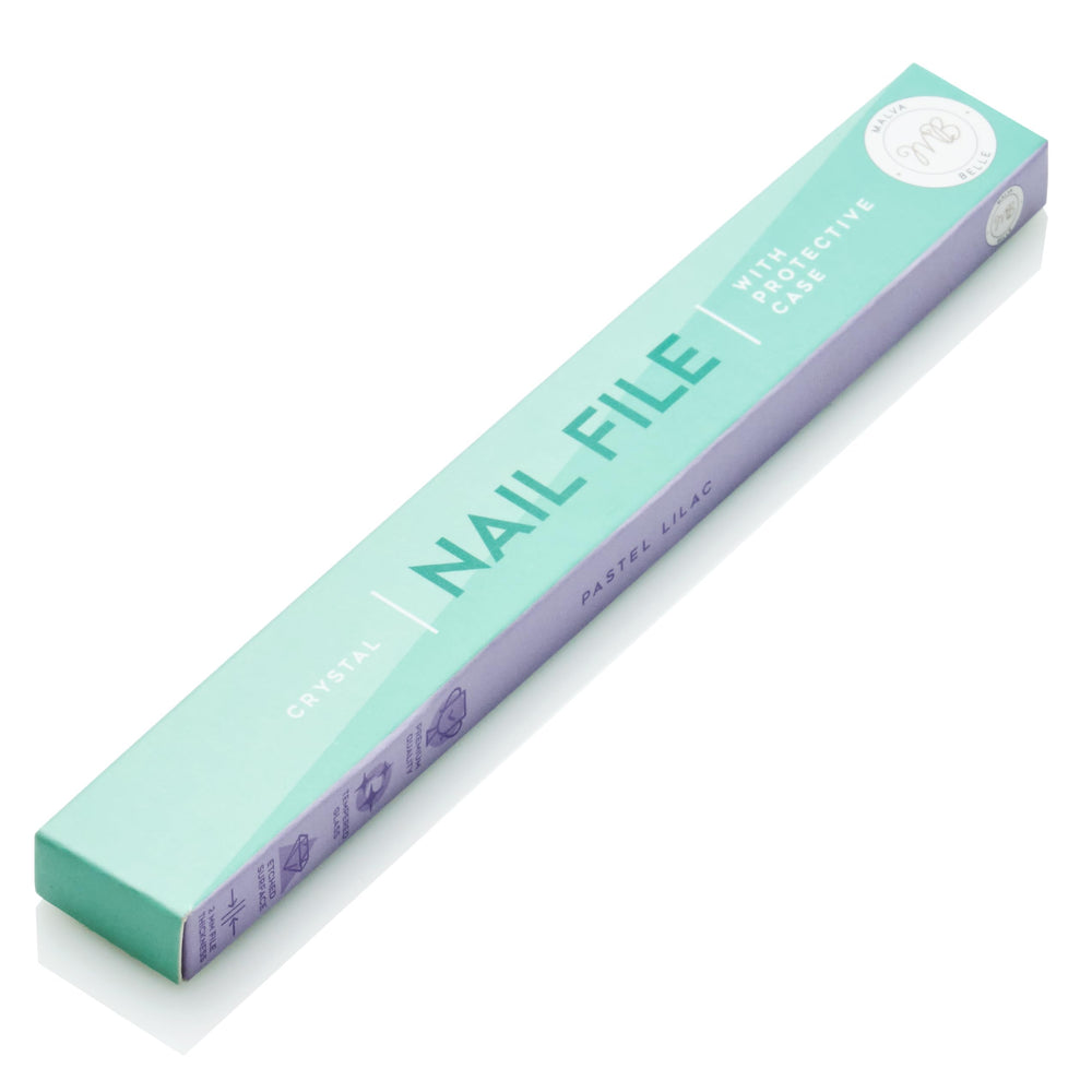 Malva Belle lima cristal, acabado natural para uñas sanas y modeladas