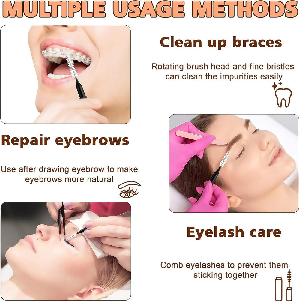 Mamxwaga cepillo cejas y pestañas para extensiones