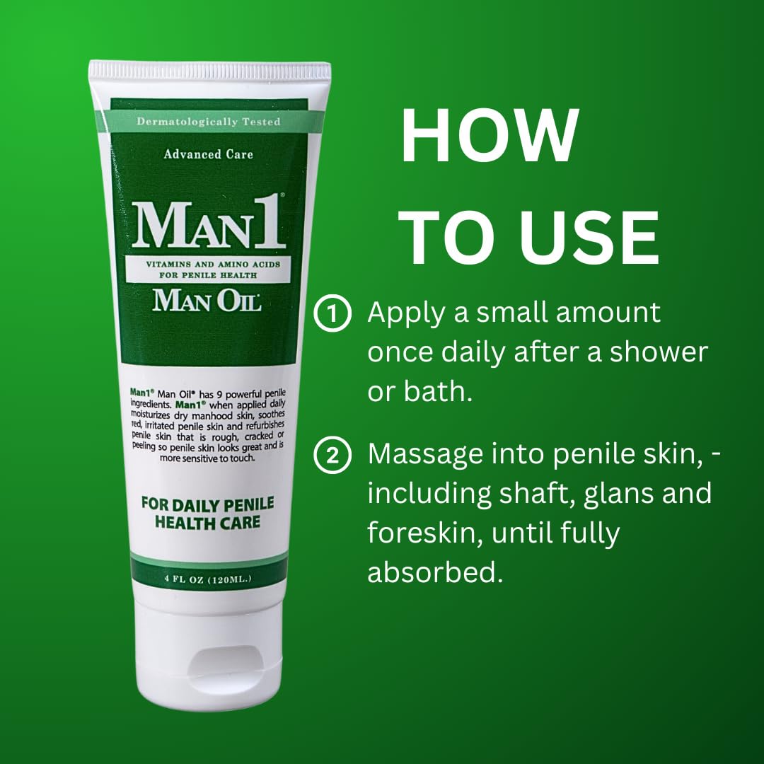 Man1 Man Oil Crème – texture non grasse qui s’absorbe rapidement et laisse la peau douce.