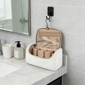 Diseño portátil Mancro Airwrap para viajes con almacenamiento eficiente.