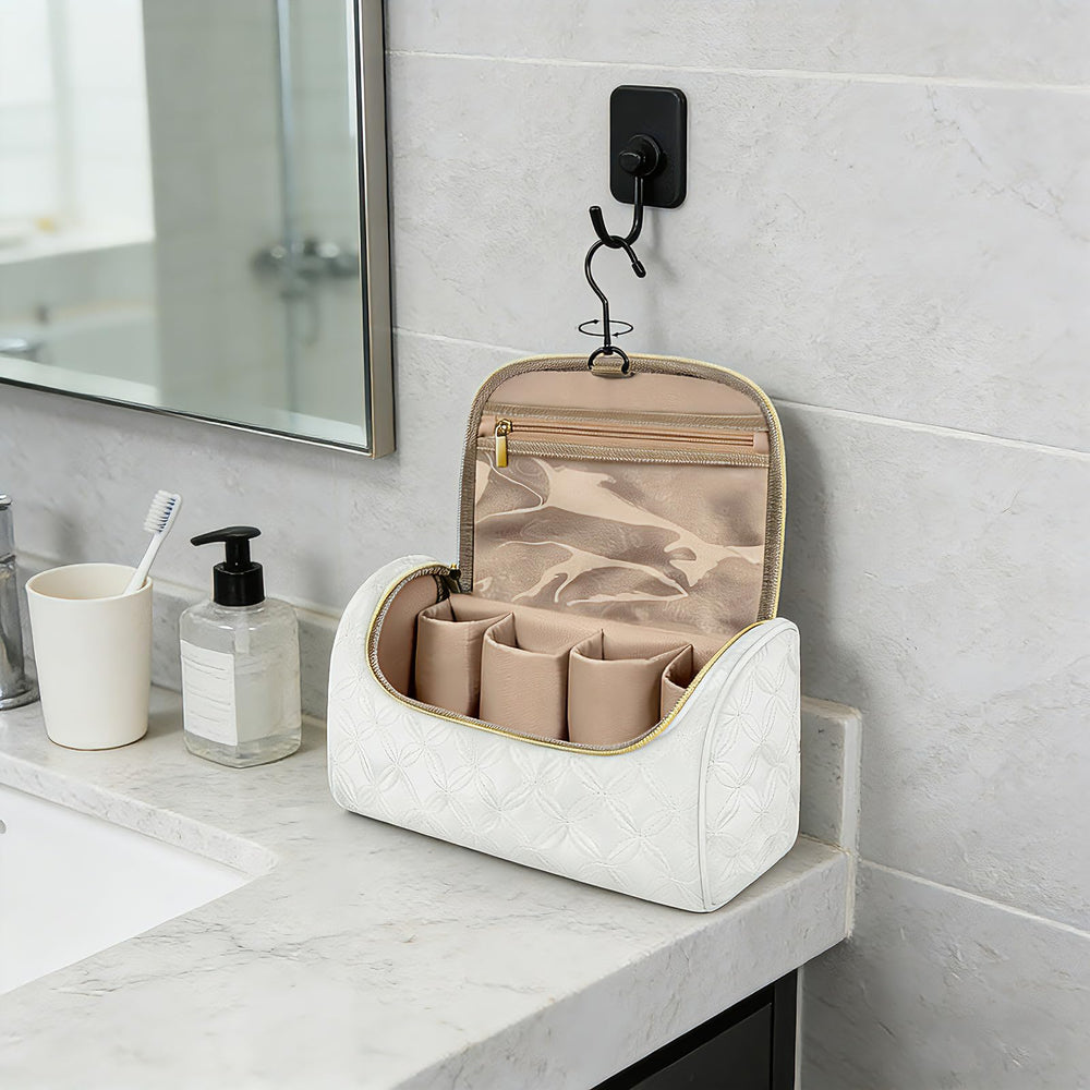 Diseño portátil Mancro Airwrap para viajes con almacenamiento eficiente.