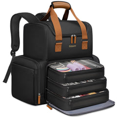Mancro bolsa de viaje para peluqueros con compartimento superior aislado