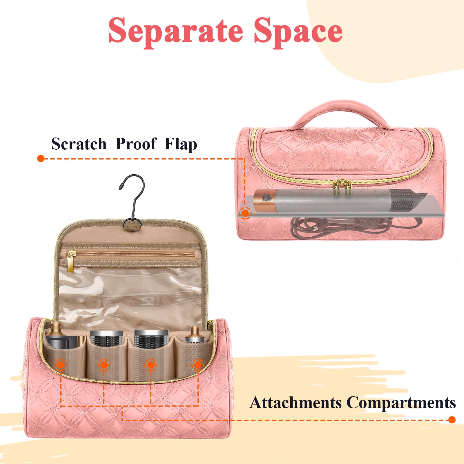 Diseño compacto para viajes: caber en maleta y ahorrar espacio.
