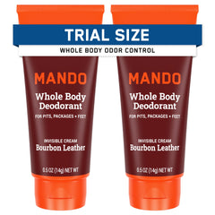 Mando crema invisible en tubo mini de viaje para uso diario discreto.
