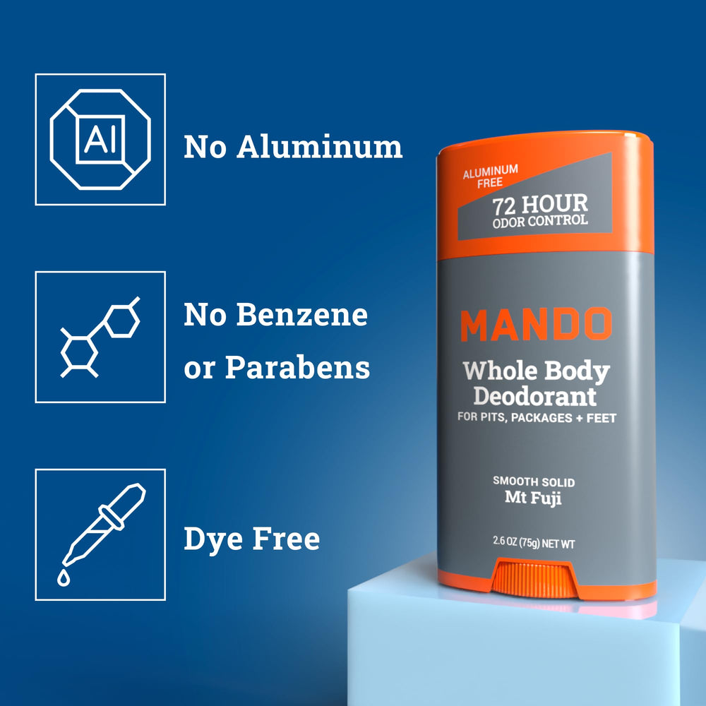 Mando desodorante sin bicarbonato para zonas delicadas y sensibles