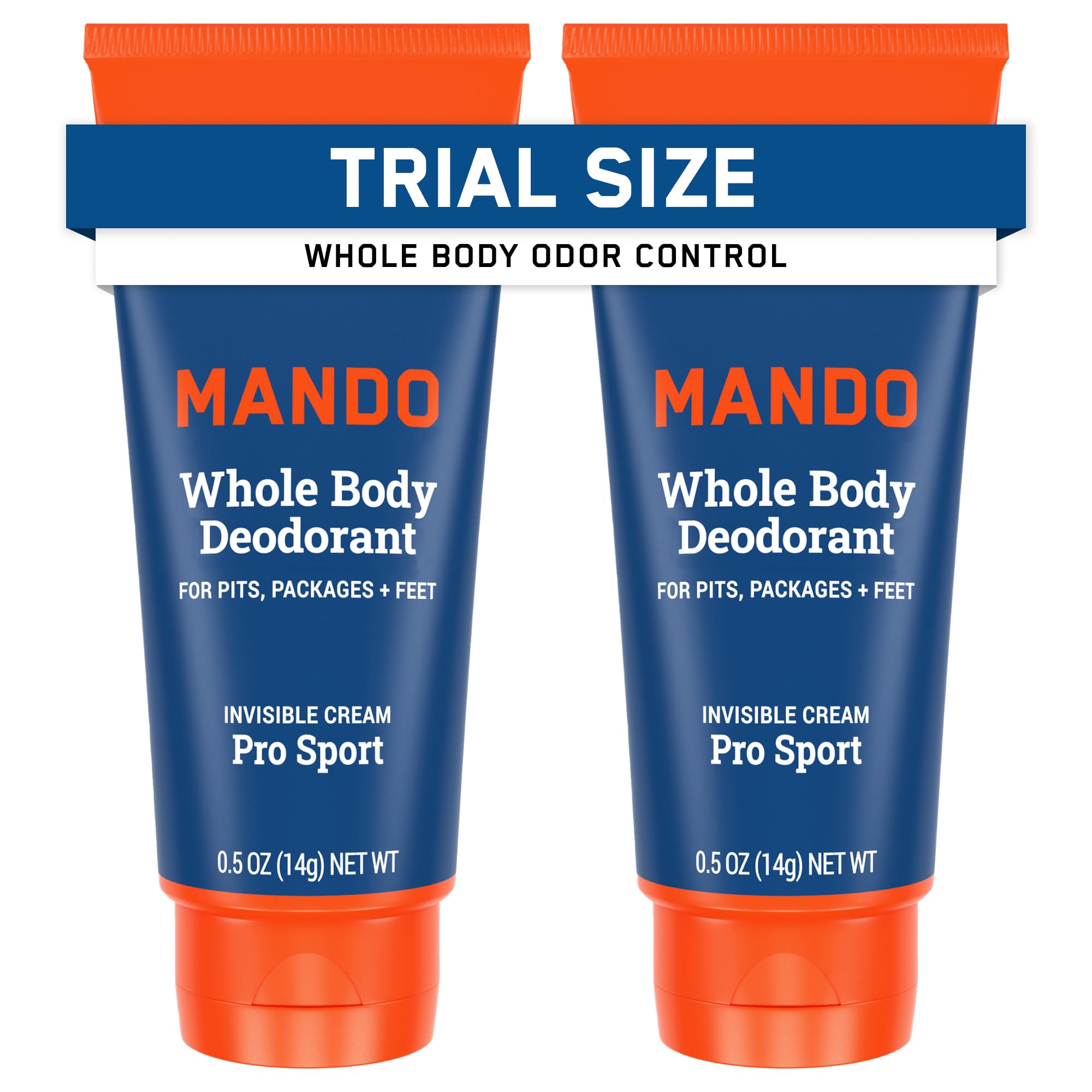 Mando desodorante corporal invisible mini de viaje para uso diario sin manchas.