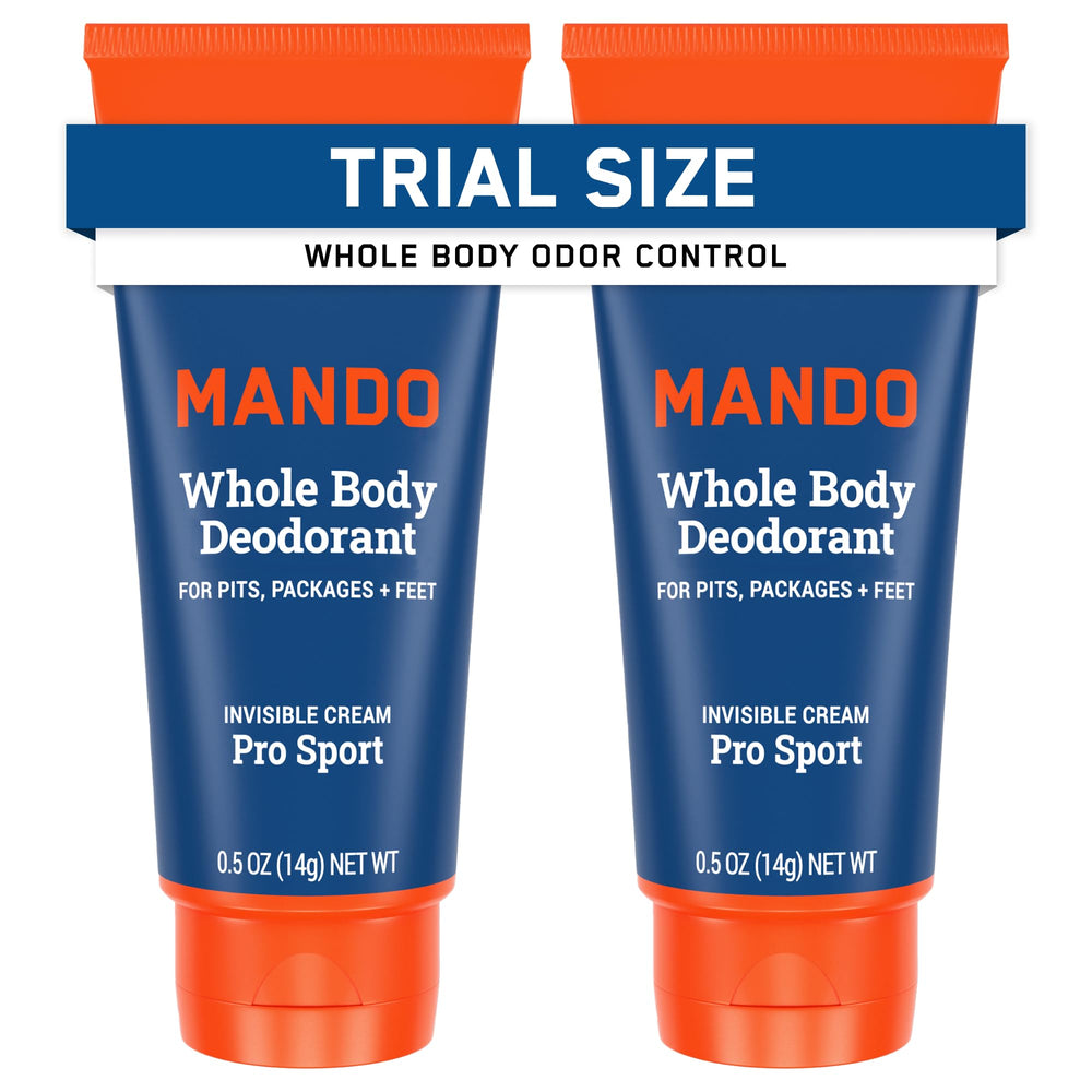Mando desodorante corporal invisible mini de viaje para uso diario sin manchas.