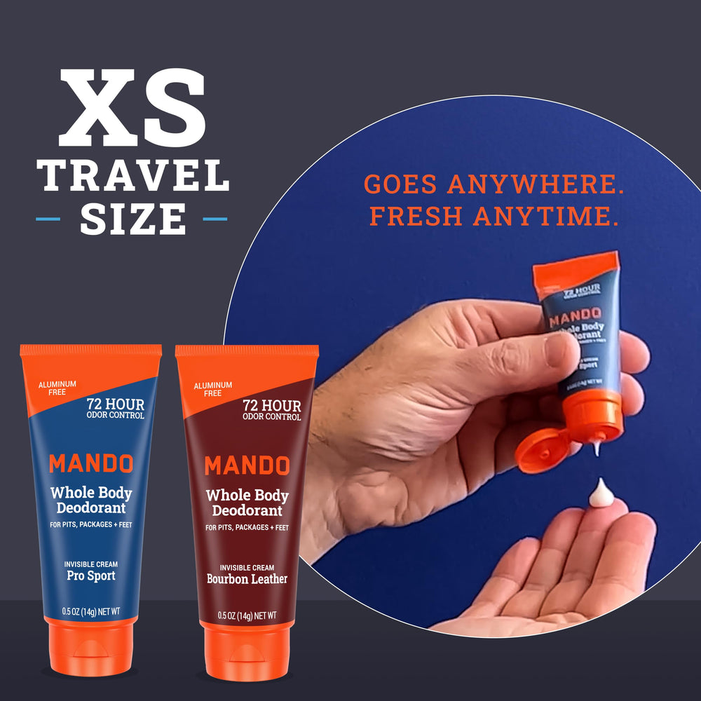 Desodorante Mando, tubo invisible Pro Sport, protección duradera para rutinas intensas.