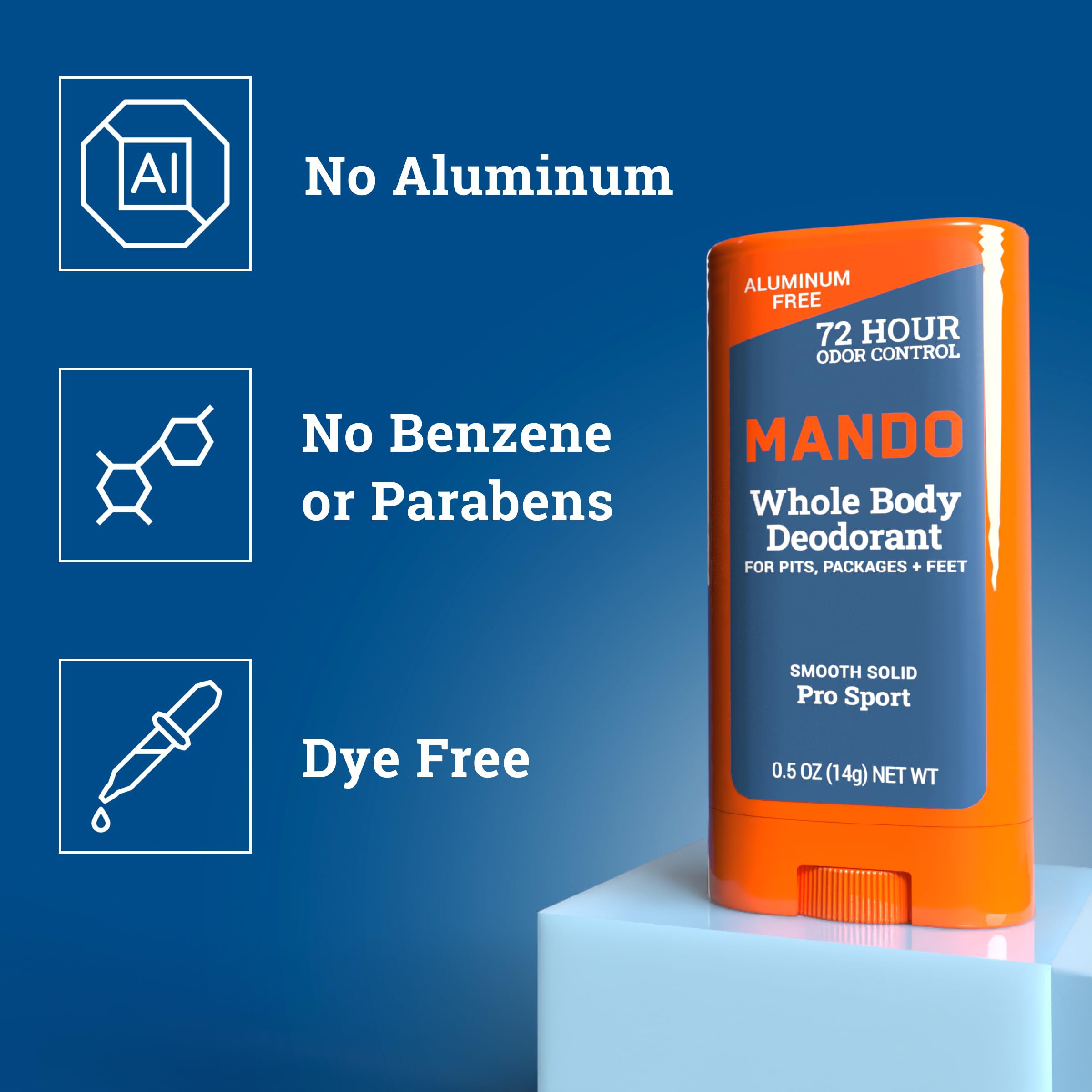 Mando fórmula sin aluminio cuida la piel externa