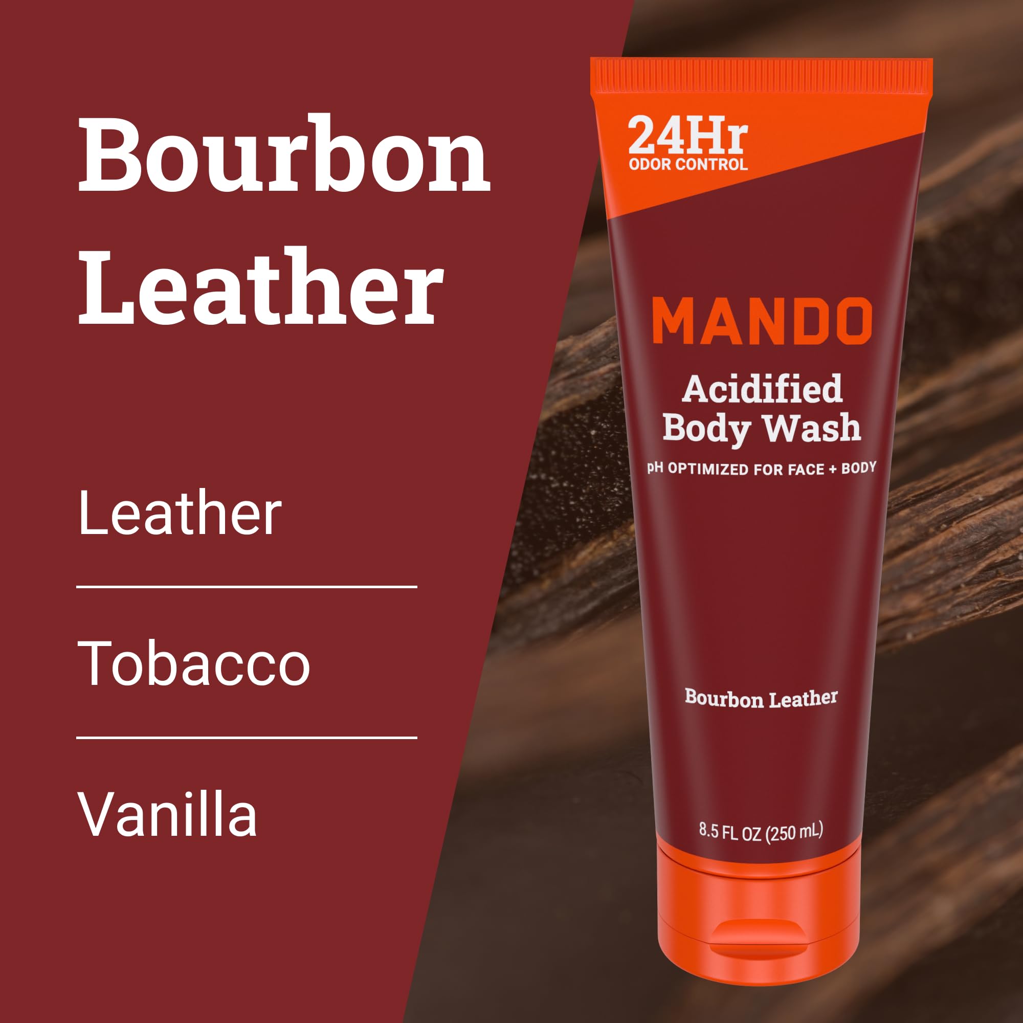 Mando Gel Lavant Acidifié – contrôle d’odeur 24h après la douche.