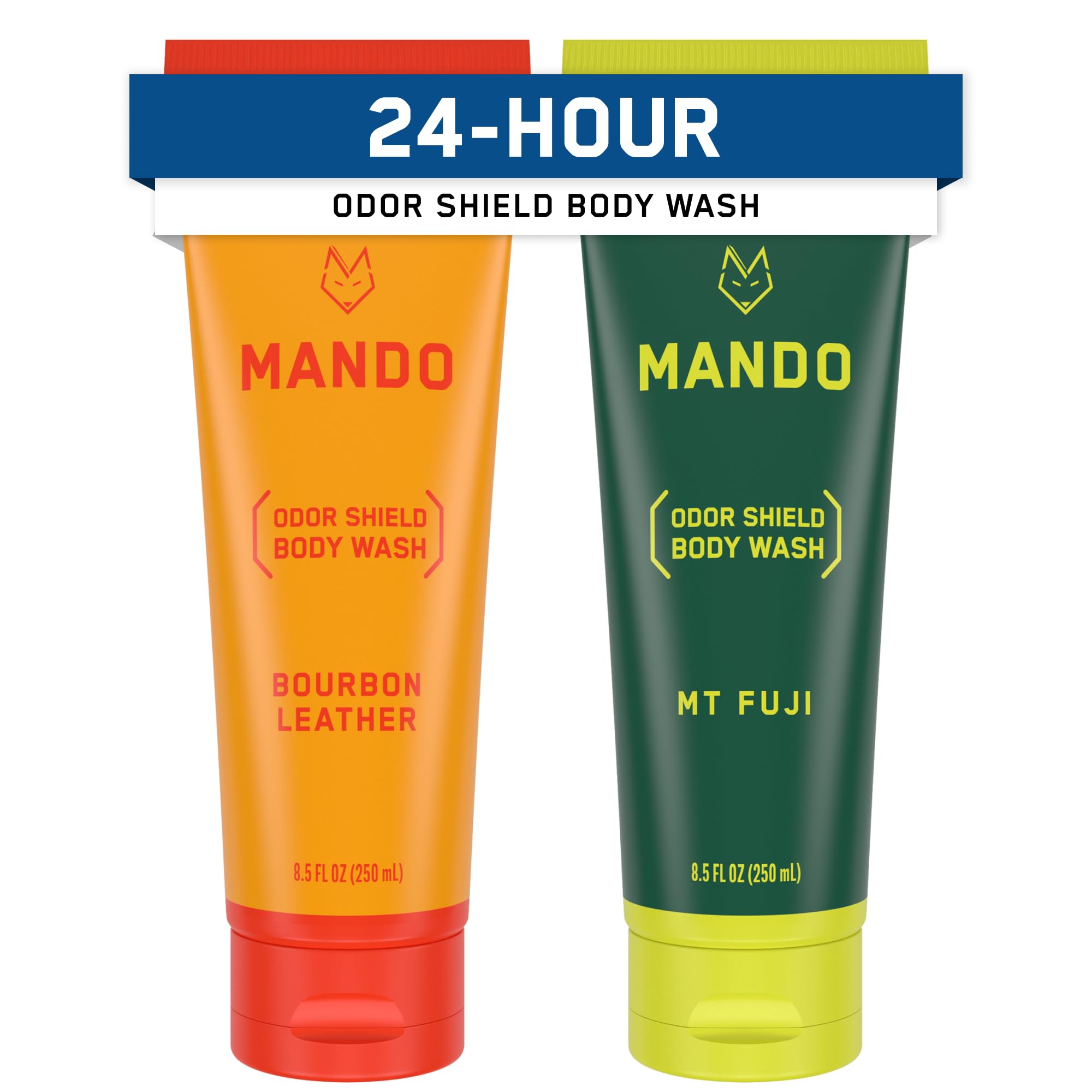 Mando Gel Lavant Acidifié, cuir bourbon – fraîcheur durable après chaque douche.
