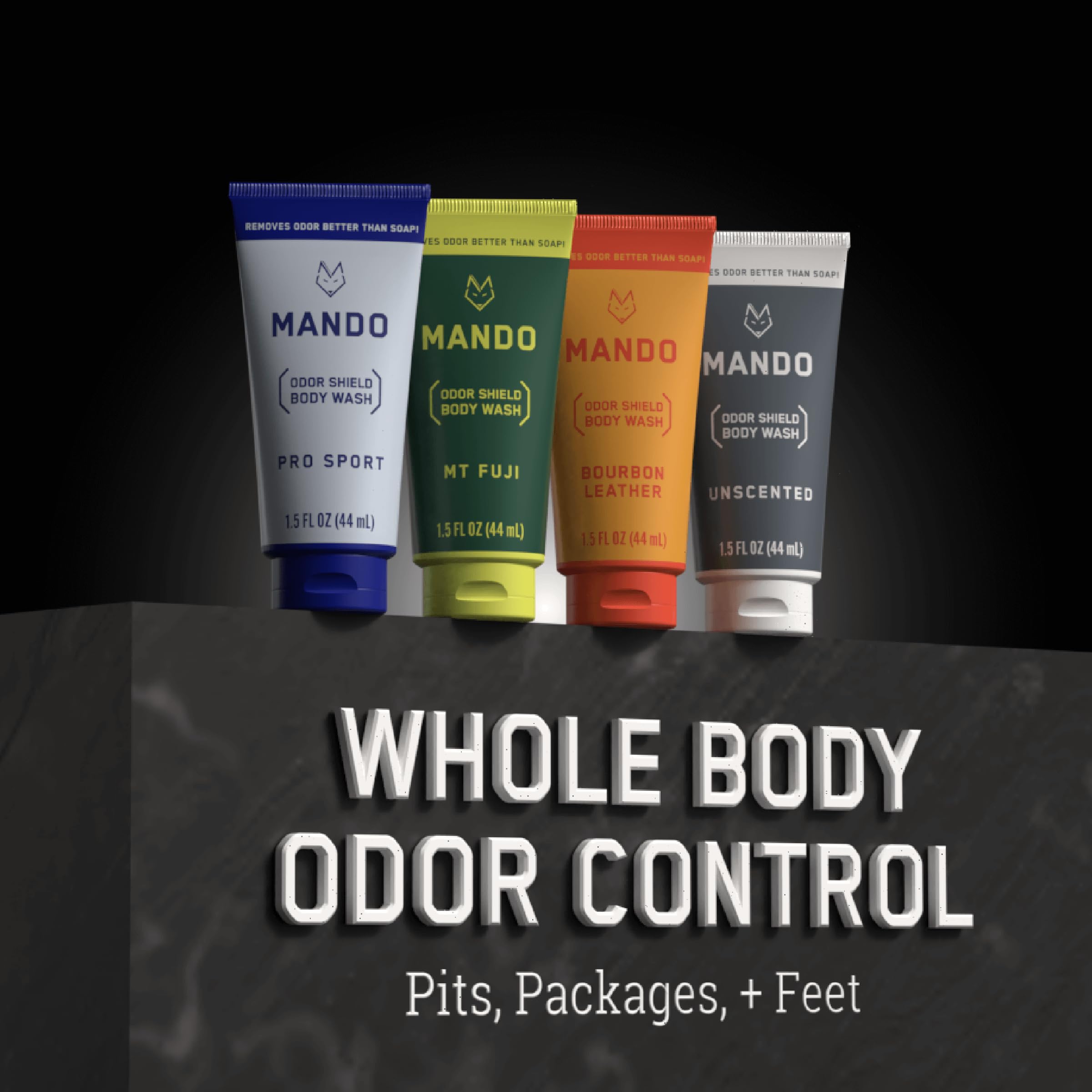 Mando Pack de 4 tubos: conveniencia y control de olor en cada uso.