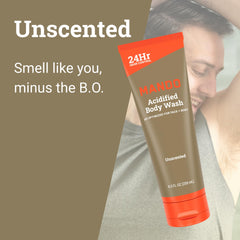 Mando Odor Shield: etiqueta sin fragancia para una experiencia limpia.