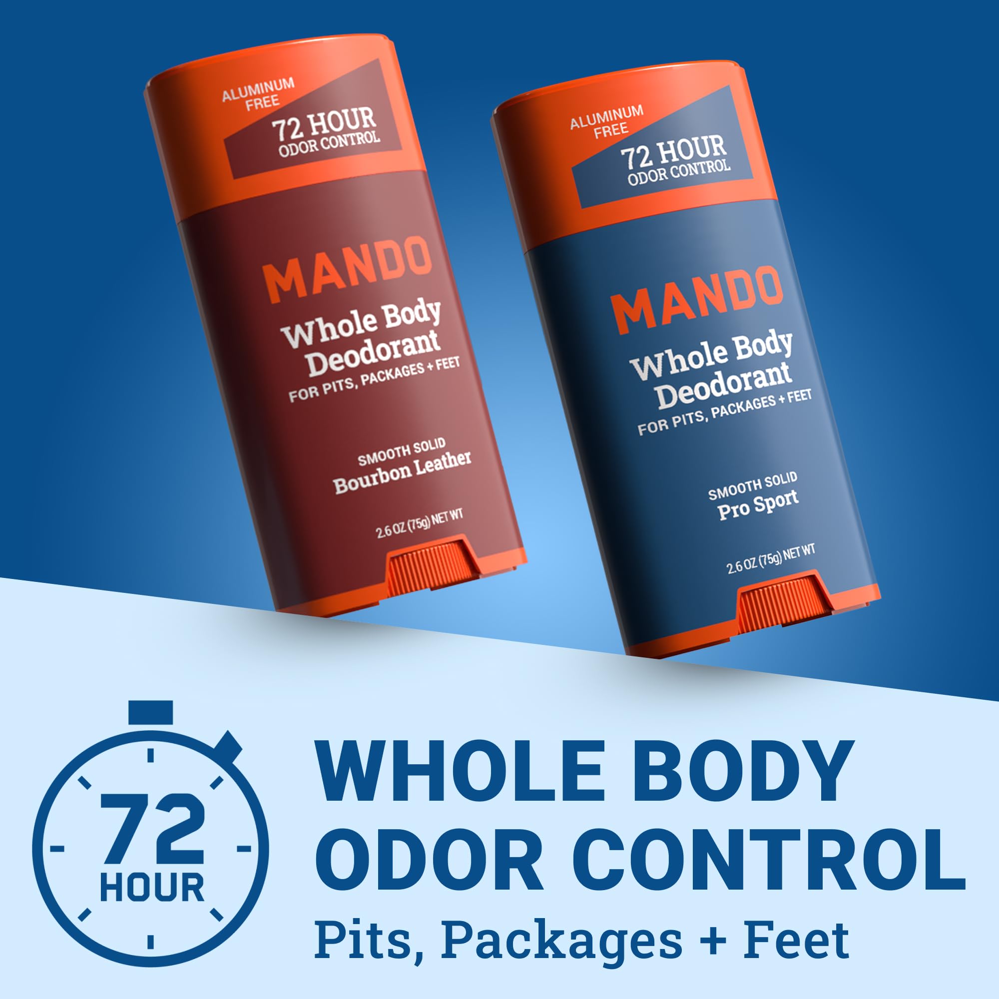 Mando Pro Sport : baton solide lisse conçu pour une journée active.