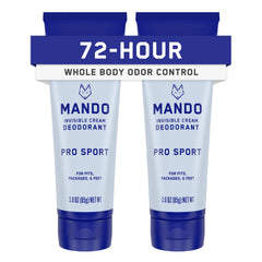 Mando Pro Sport Desodorante Invisible, bote compacto para aplicación diaria.