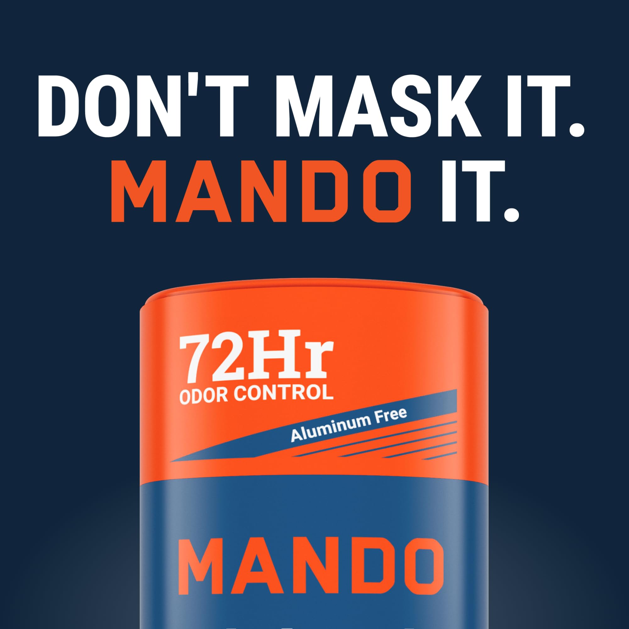 Uso en cuerpo completo con desodorante Mando, apto para axilas y áreas sensibles.