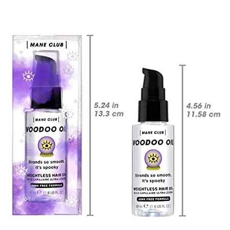 MANE CLUB Voodoo Aceite Abyssiniano hidrata y deja mechones flexibles.