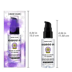 MANE CLUB Voodoo Aceite Abyssiniano hidrata y deja mechones flexibles.