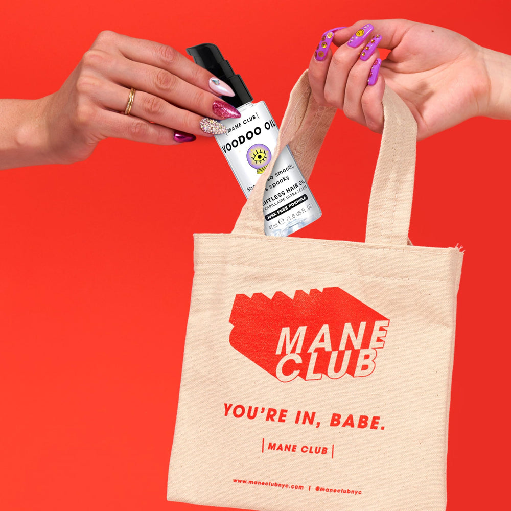 MANE CLUB Voodoo Aceite capilar ligero aporta brillo y suavidad.