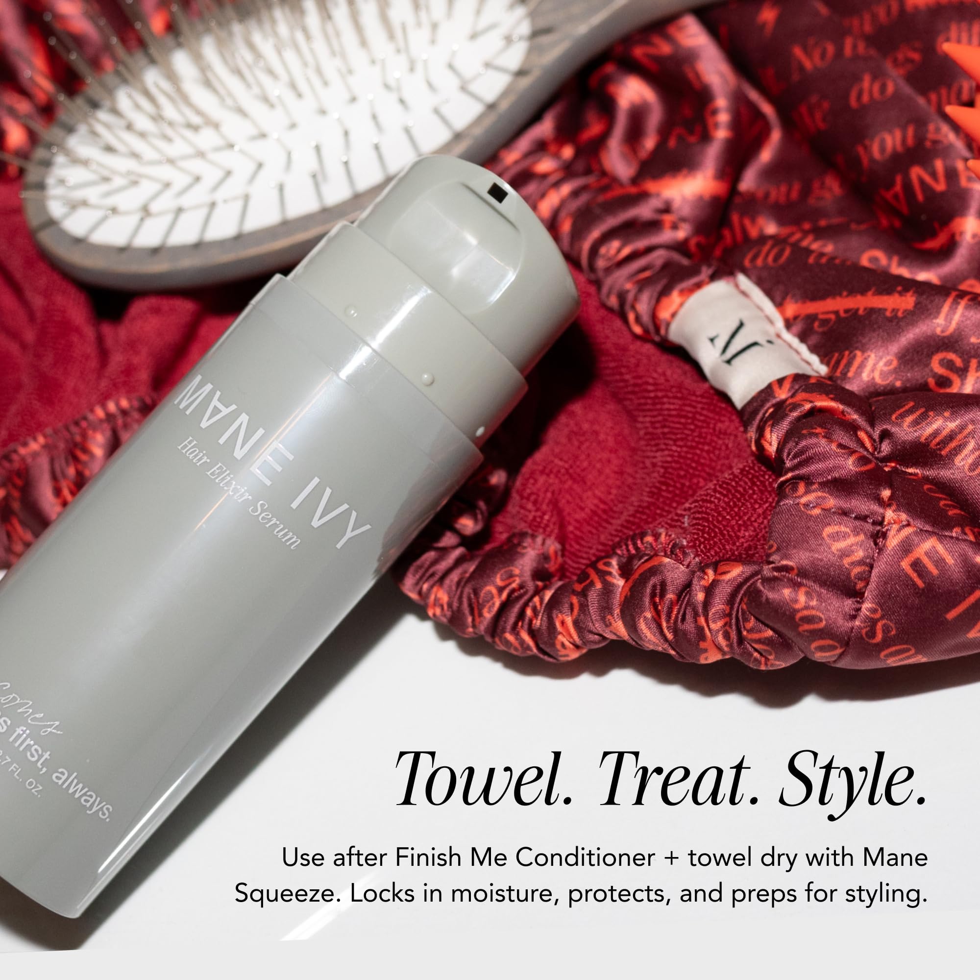 MANE IVY Sérum Élixir – soin nocturne réparateur pour cheveux