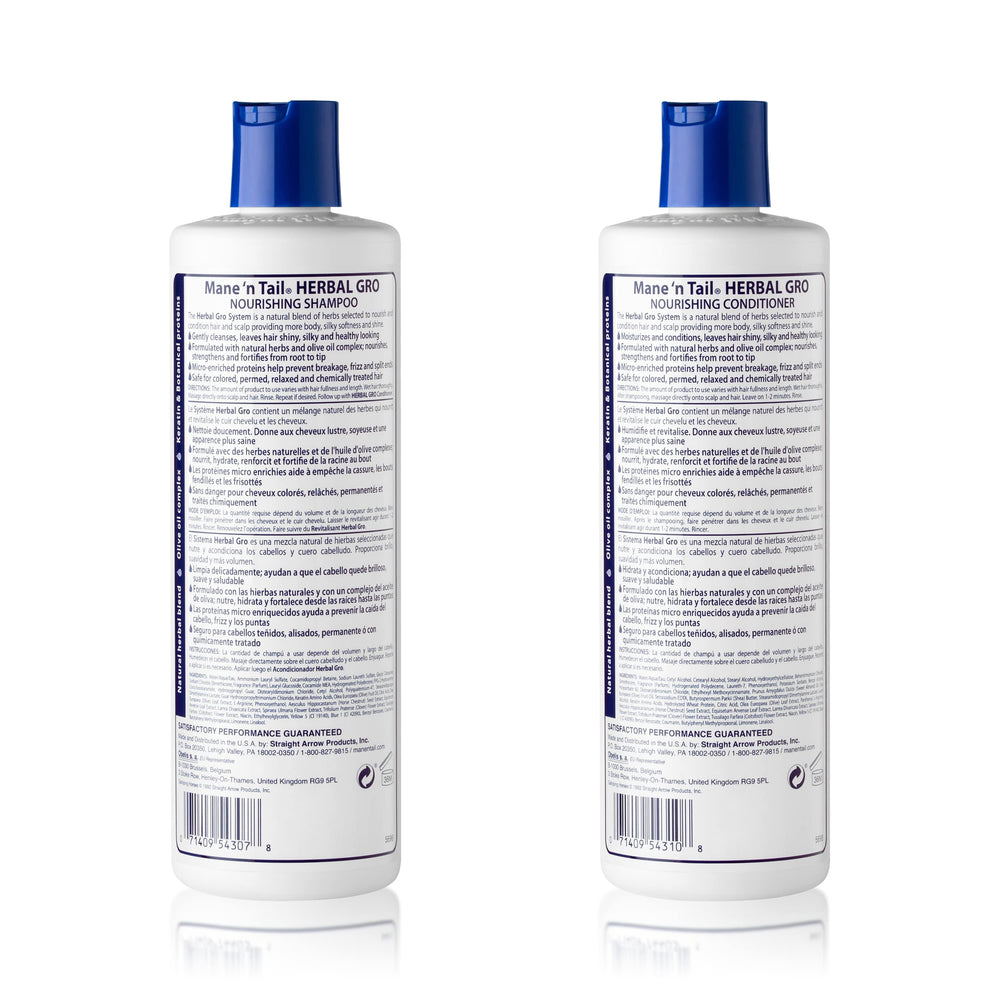 Mane 'n Tail Herbal Gro acondicionador-aceite de oliva con brillo y suavidad