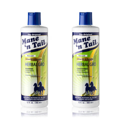 Mane 'n Tail Herbal Gro champú-aceite de oliva para limpieza suave y fortalecimiento