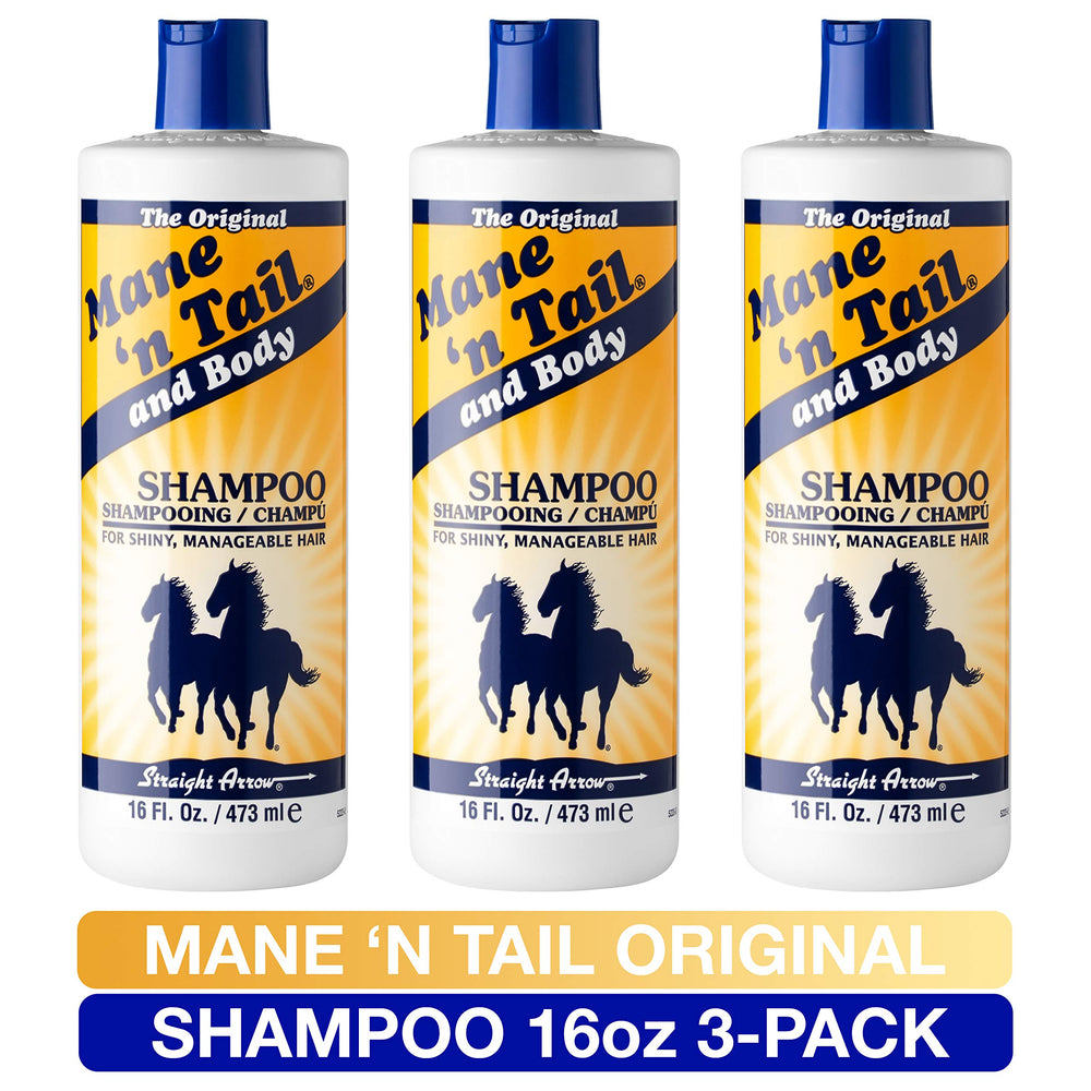 Mane 'n Tail fórmula original con aceite de coco aporta hidratación y brillo.