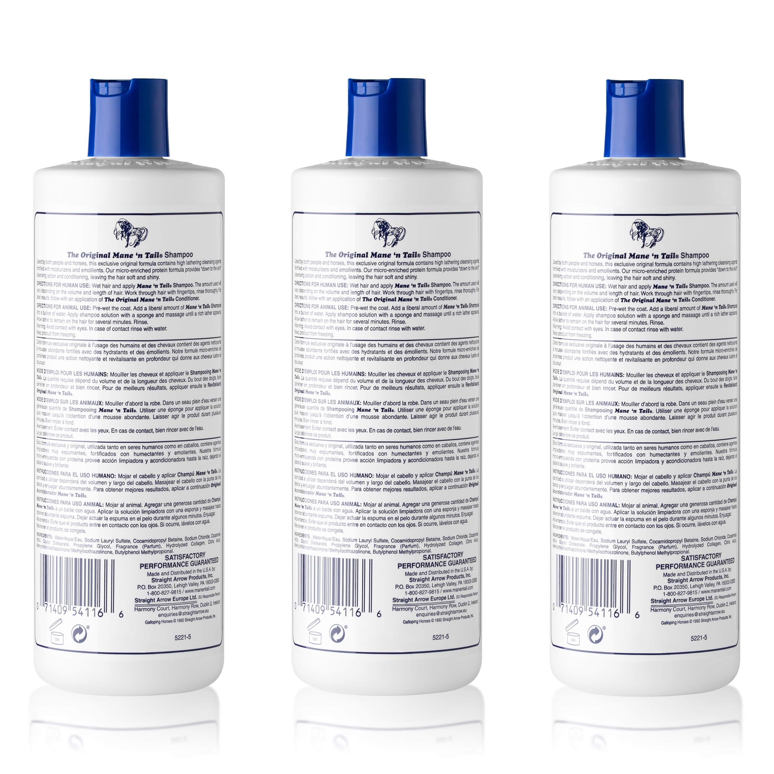 Mane 'n Tail fórmula original para cabello más fuerte y largo con brillo.