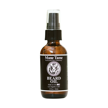 Mane Tame: botella de aceite para barba 2 oz, suavidad asegurada.