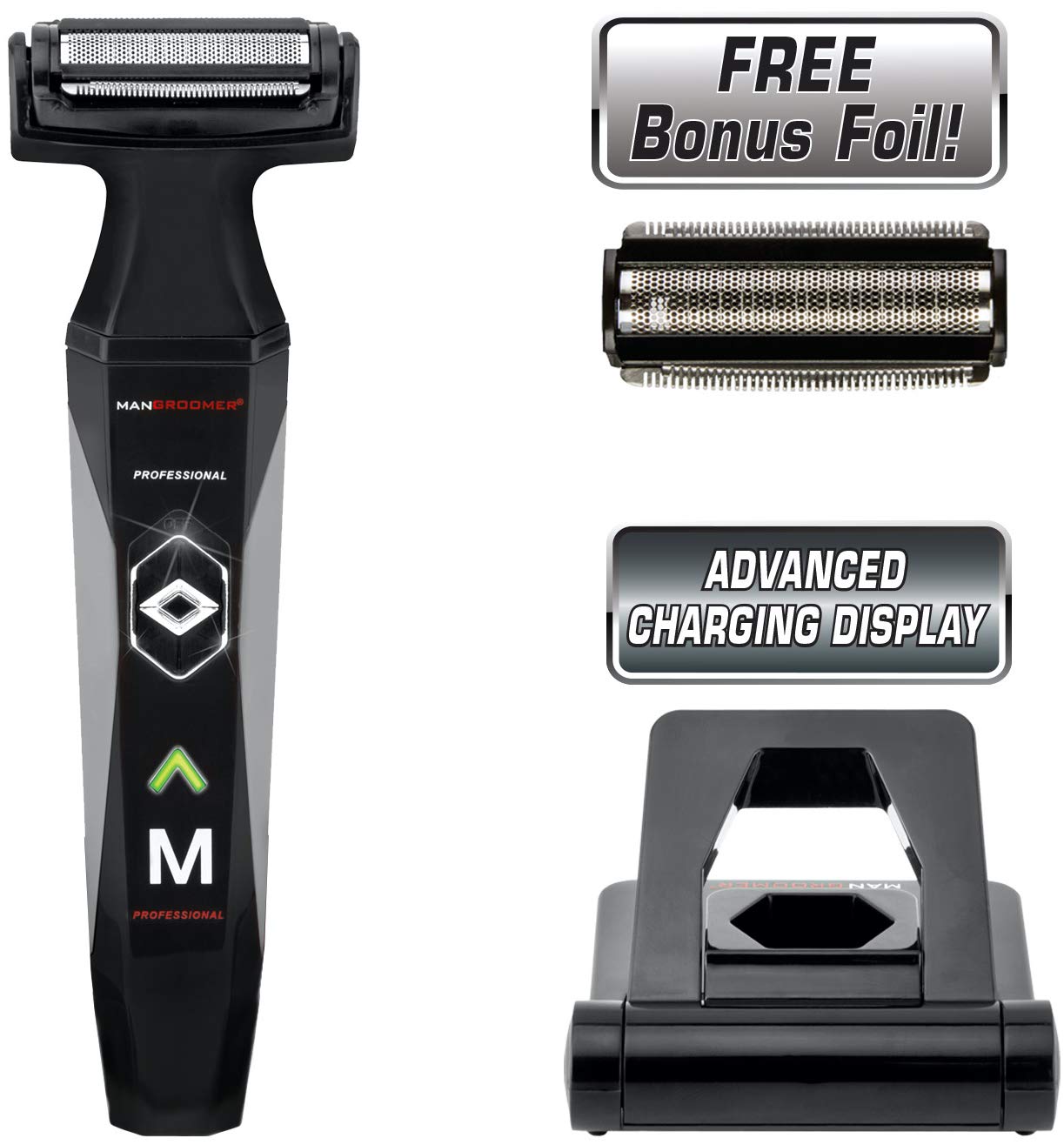 MANGROOMER 2.0 doble hoja y lámina para cortes largos y cortos.