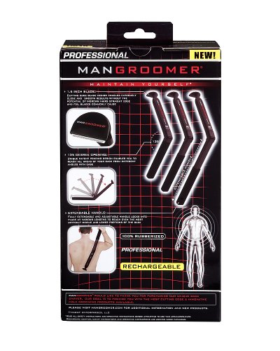 Mangroomer: afeitado suave gracias a la anchura de la cuchilla de 1,5 pulgadas.
