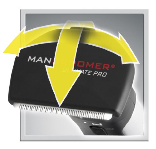 MANGROOMER Ultimate Pro: ajuste de ángulo para contornos corporales