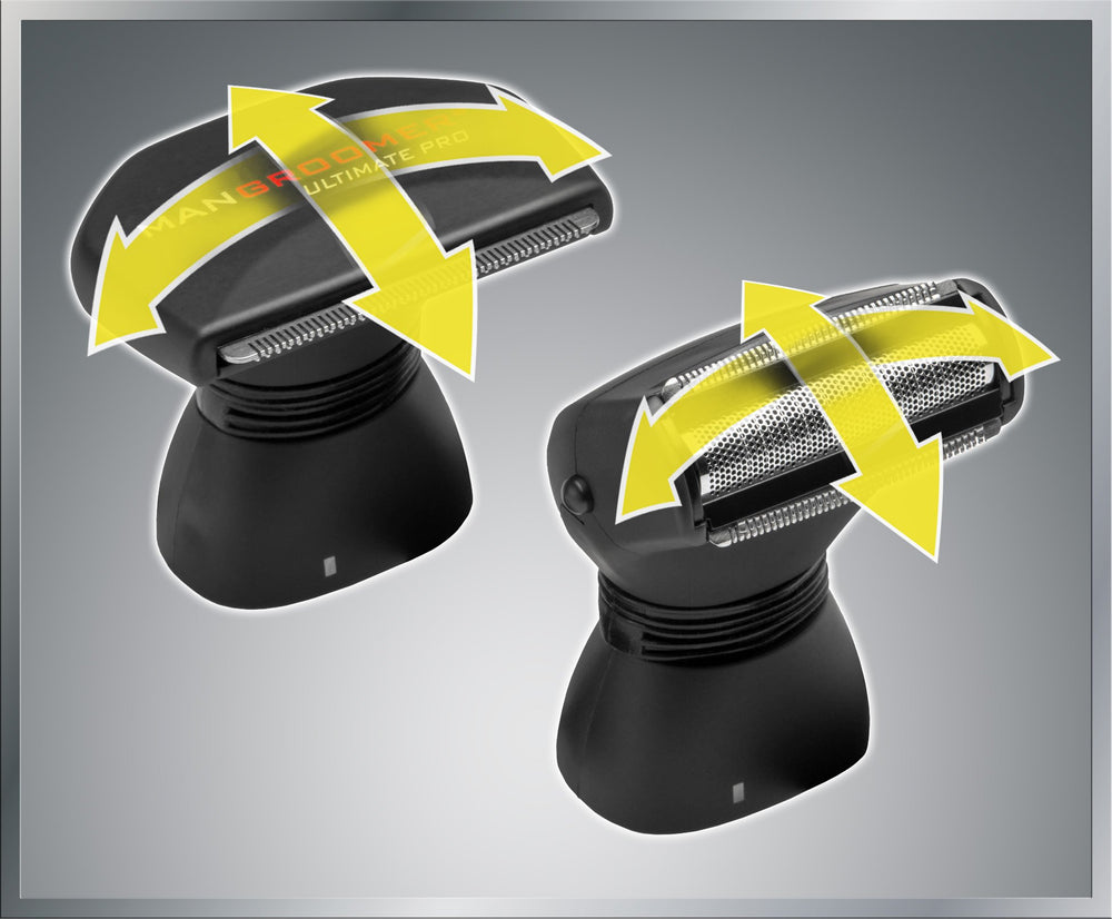 MANGROOMER Ultimate Pro: cabeza bidireccional para mantenimiento suave