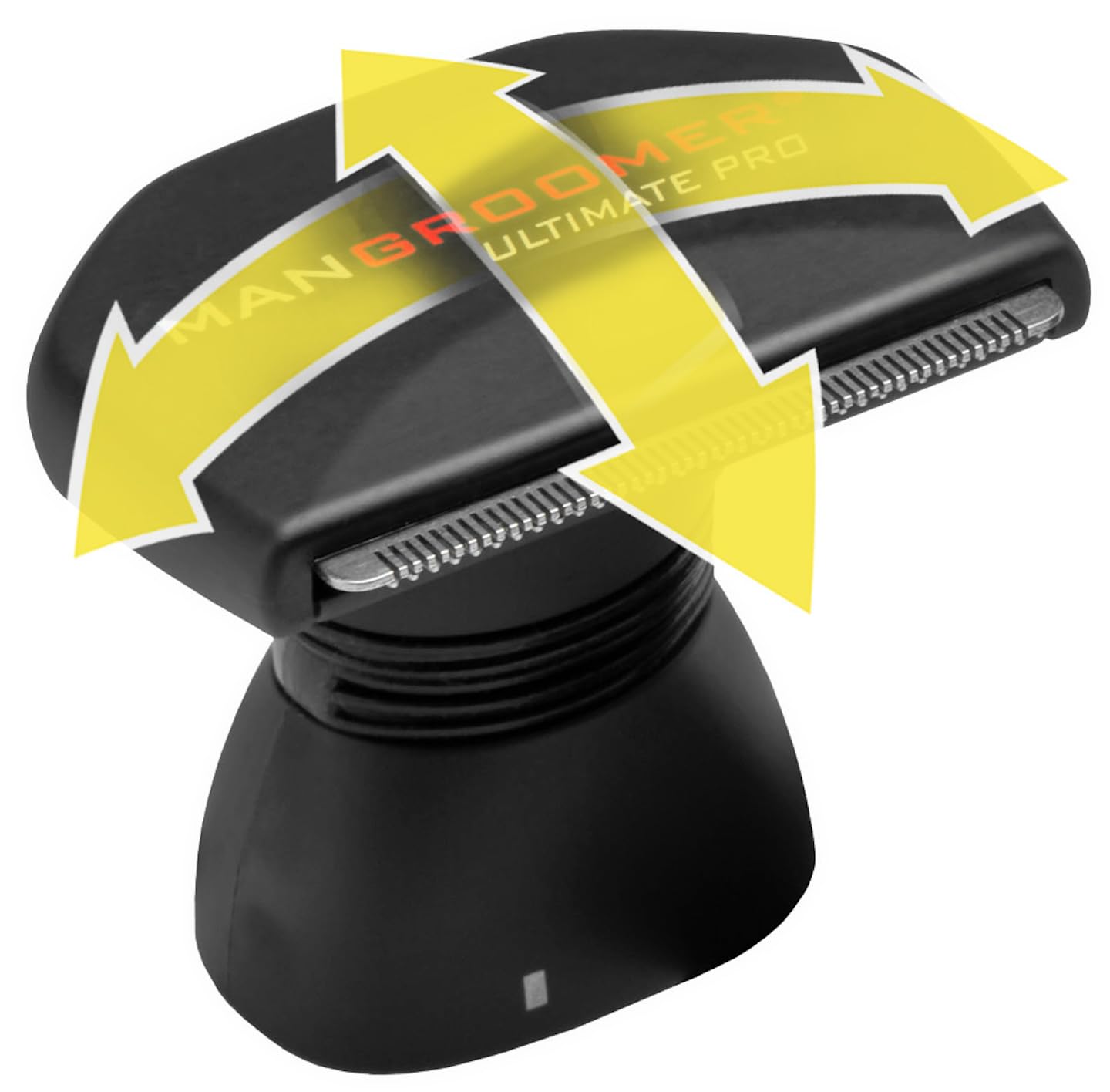MANGROOMER Ultimate PRO: cuello flexible amortiguador sigue contornos con facilidad.