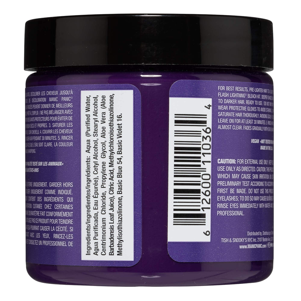 MANIC PANIC Amethyst Eléctrico: mezcla de colores para tono único