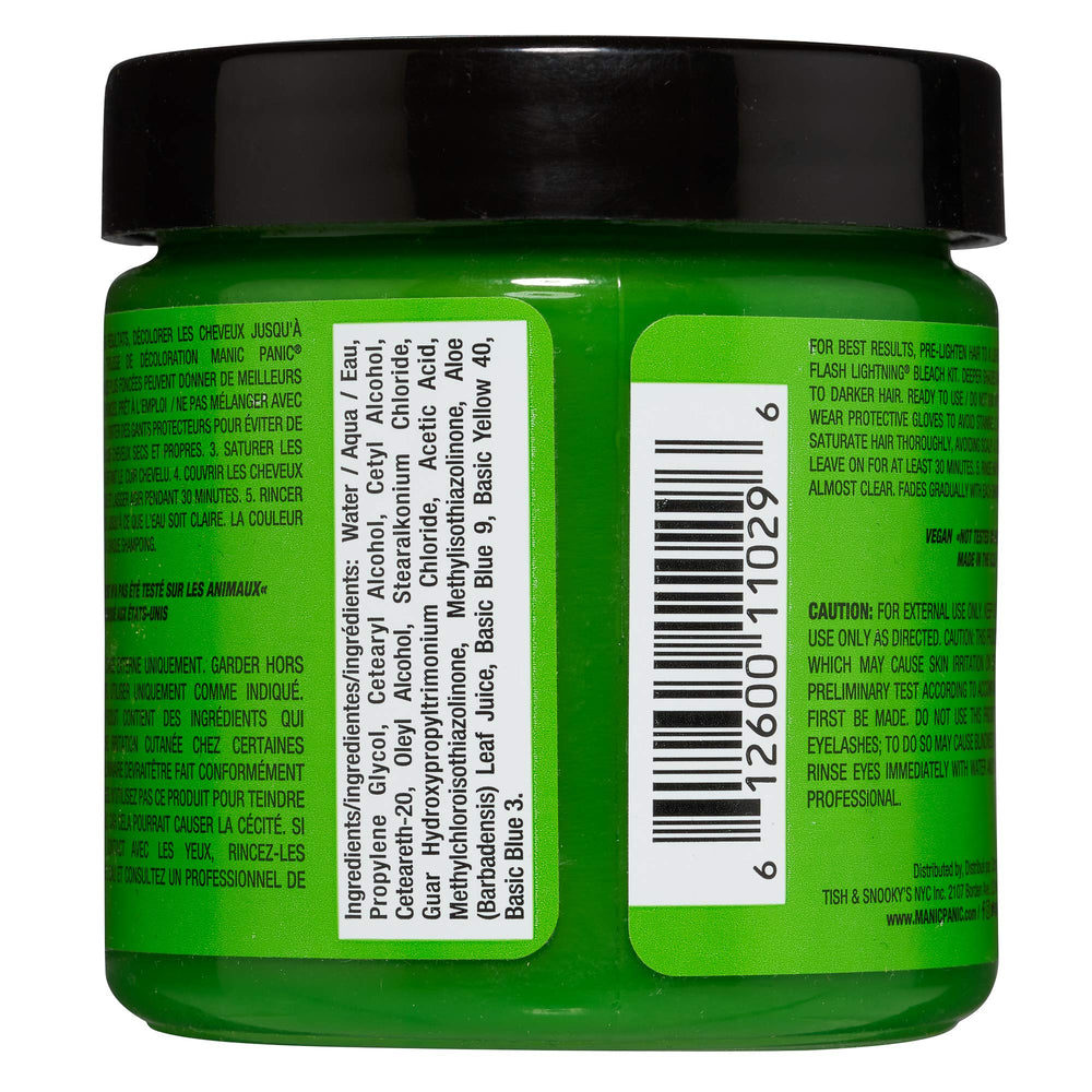 Lagarto Eléctrico de MANIC PANIC, aplicación uniforme para cabello claro o preiluminado.