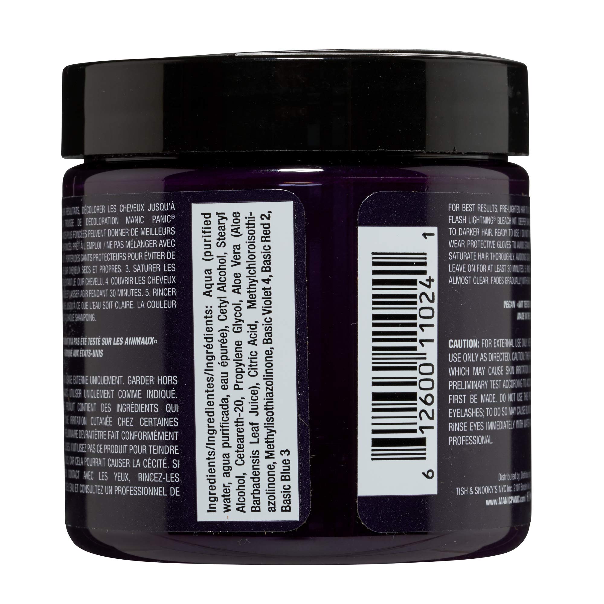 MANIC PANIC Classic Purple Haze: aplicación en pelo para mantener color violeta de larga duración