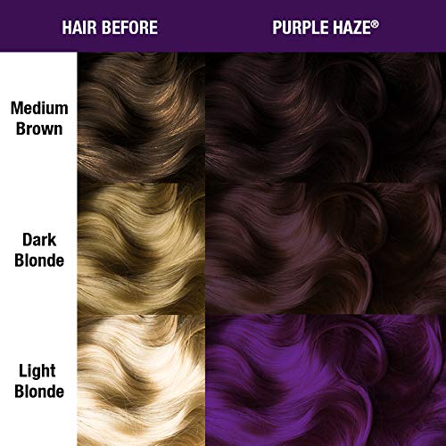 MANIC PANIC Classic Purple Haze: tono perfecto en cabello preiluminado para resultados intensos