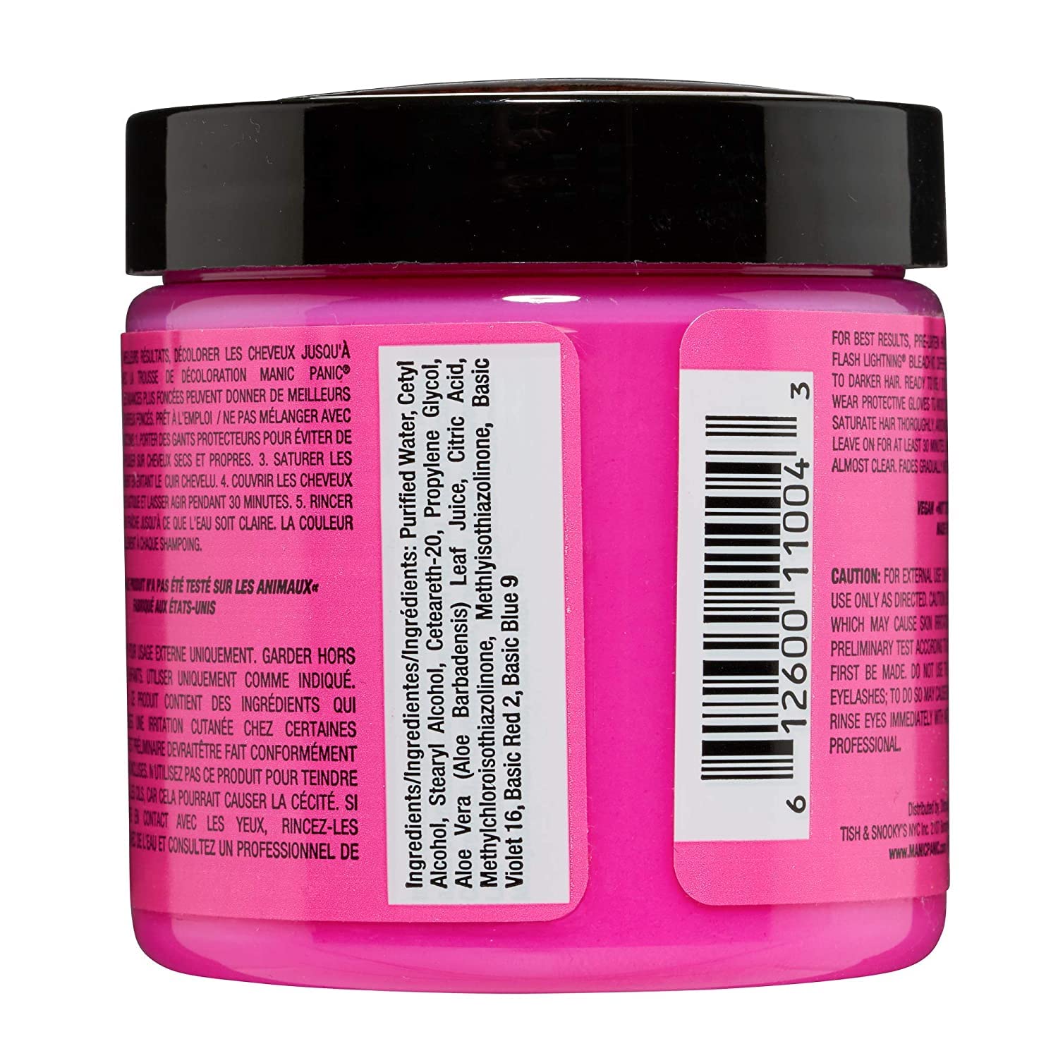 MANIC PANIC Cotton Candy Pink: aplicación suave en cabello