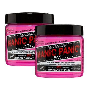 MANIC PANIC Cotton Candy Pink: empaque para teñido en casa