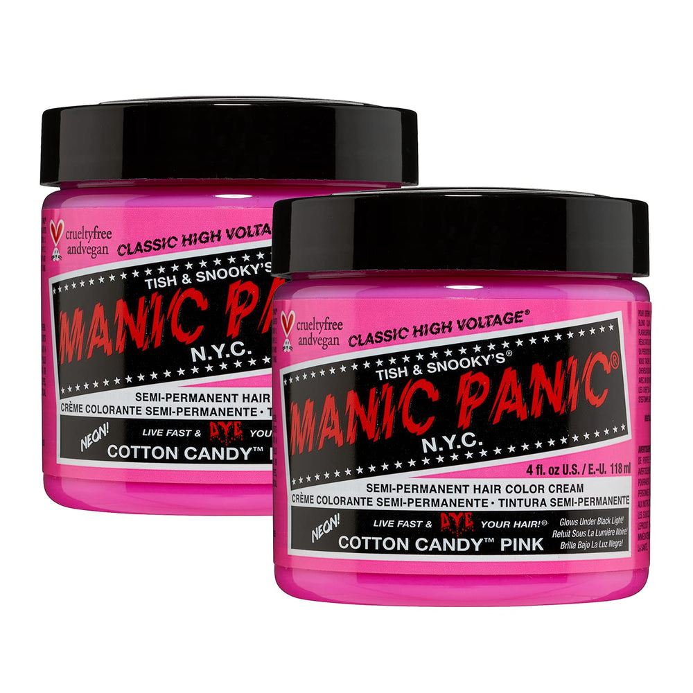 MANIC PANIC Cotton Candy Pink: empaque para teñido en casa
