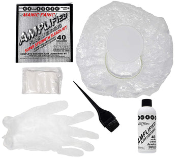 MANIC PANIC Flash Lightning desarrollador 40 volumen, máximo levantamiento para cabellos oscuros.