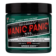 MANIC PANIC Green Envy: bote de color verde esmeralda para coloración vibrante