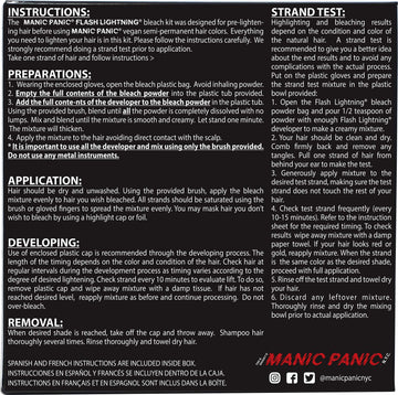 MANIC PANIC logo vegano y libre de crueldad para tranquilidad del consumidor