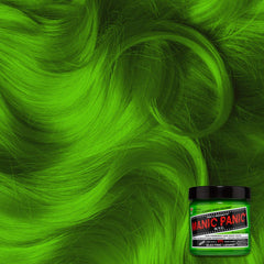 MANIC PANIC Lagarto Eléctrico, luz de neón que resalta el cabello con vibrante color.