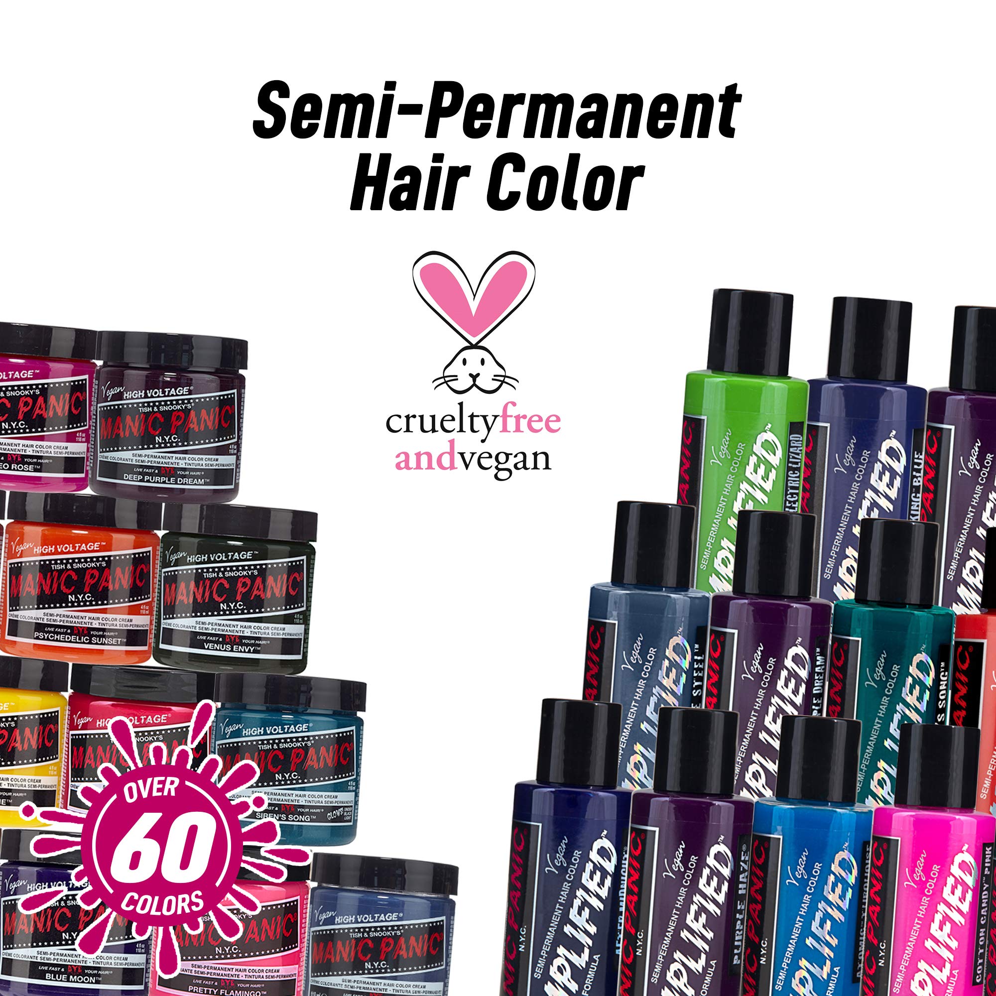 MANIC PANIC Raven - fórmula vegana y libre de crueldad para cuidado responsable.