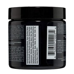 MANIC PANIC Raven - muestra de color negro frío con subtonos azules para profundidad.