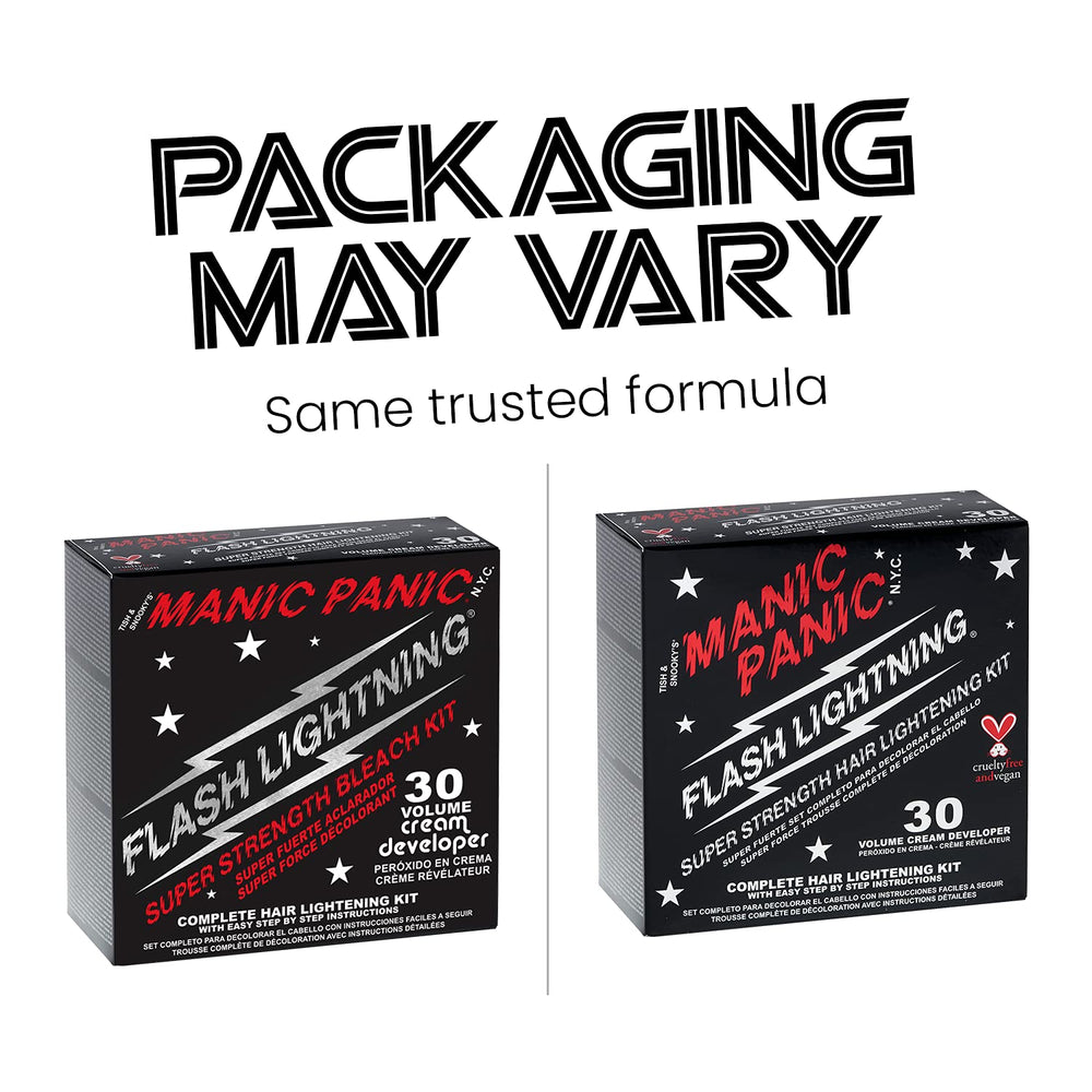 MANIC PANIC revelador 30 vol para aclarado medio a rubio claro